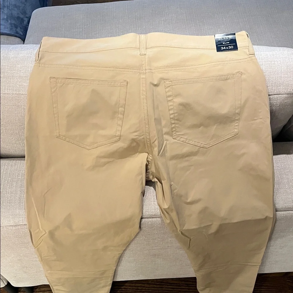J. Crew Men’s Slim Chino Pants in Tan